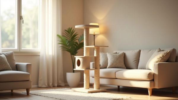 Où trouver un arbre à chat beige qui convient à votre félin